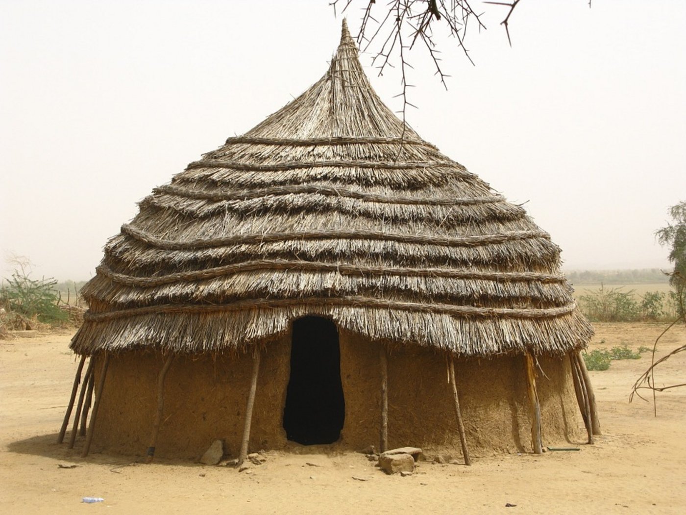 Hütte in einem Dorf in Niger. (Bild Pixabay)