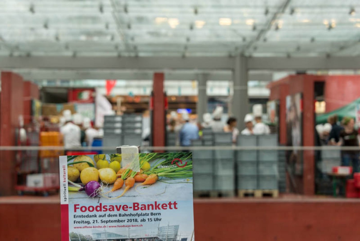 Das Foodsave-Bankett soll die Bevölkerung für das Thema Lebensmittelverluste sensibilisieren, ohne zu moralisieren.