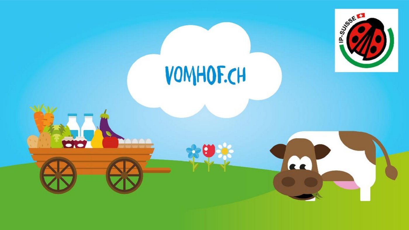 Die IP-Suisse und «vomhof.ch» spannen ab sofort zusammen und fordern Direktvermarkter dazu auf, sich zu registrieren. (Bild SBV)