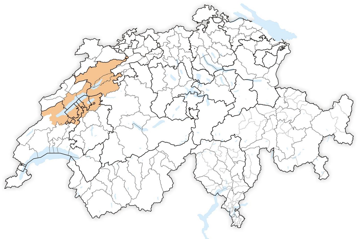 Die Ertragssicherheit im Dreiseenland sei wegen der sich häufenden Wetterextreme gefährdet. Daher beschlossen mehr als 350 Gemeinde- und Interessenvertreter aus fünf Kantonen einen Verein für die Zukunft des Dreiseenlandes zu gründen. (Bild Wikipedia)
