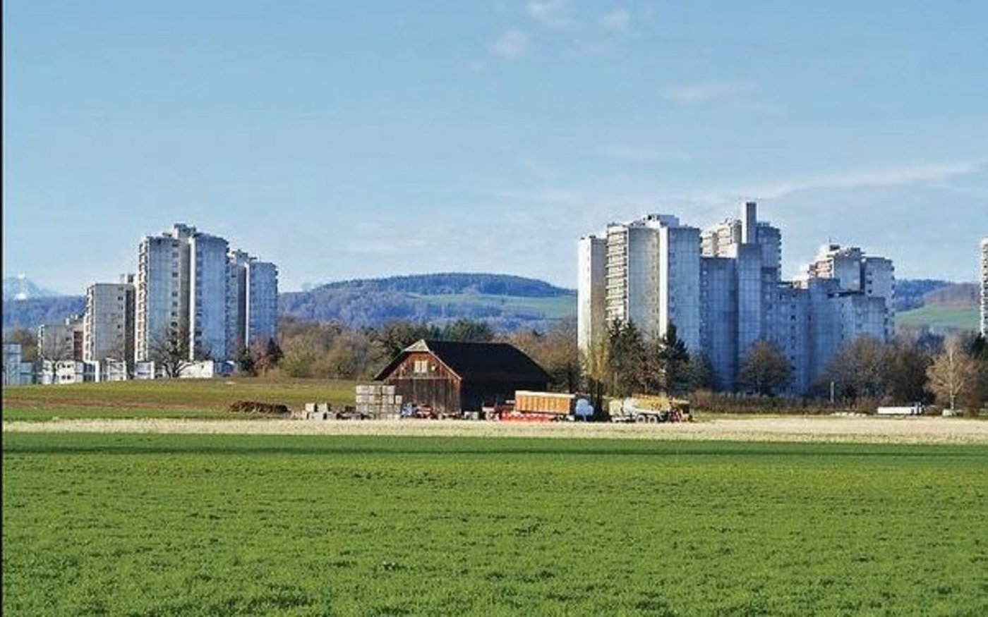 Immer wieder wird Kulturland enteignet. 