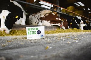 Analyse zu Antibiotika: Warum viel nicht immer viel hilft Auf den richtigen Einsatz von Antibiotika («Nur wenn nötig») sollte diese «Werbe-Pillenpackung» im Rahmen der Antibiotika-Bewusstseins-Woche 2017 hinweisen. (Bild Jasmine Baumann)
