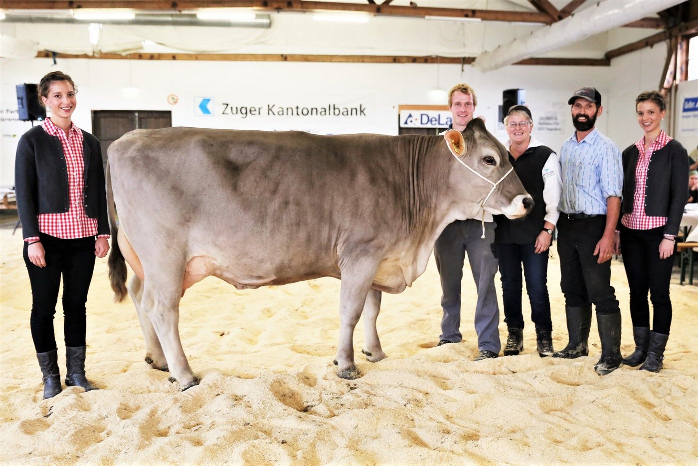 Winzer Wendy von der Familie Josef Grab-Nauer aus Unterägeri wurde Miss OB an der Zuger Open Expo 2017. (Bilder Reto Betschart)