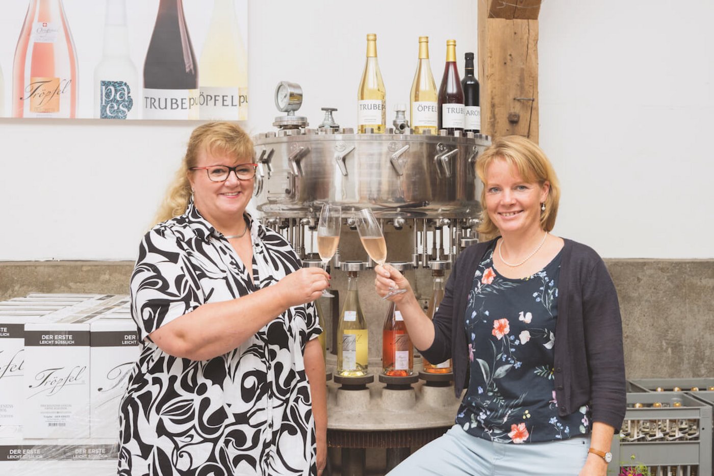 Die beiden Tröpfel-Gründerinnen: Patricia Dähler-Kraus und Esther Schaefer-Meier. 