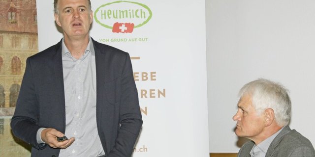 Geschäftsleiter André Bernet (links) und Präsident Walter Münger zogen Bilanz über das Erreichte und definierten die weiteren Ziele. (Bilder Heinz Abegglen)