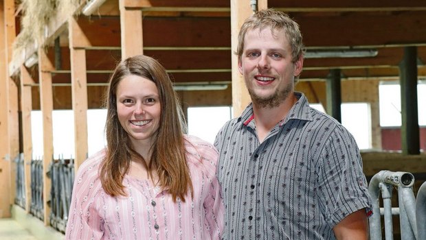 Jasmin Roffler ist in einer Bauernfamilie in Grüsch aufgewachsen, Armin Spichtig in Sachseln. Sie hatten Glück und fanden dank Gion Tumasch Beeli einen Hof.