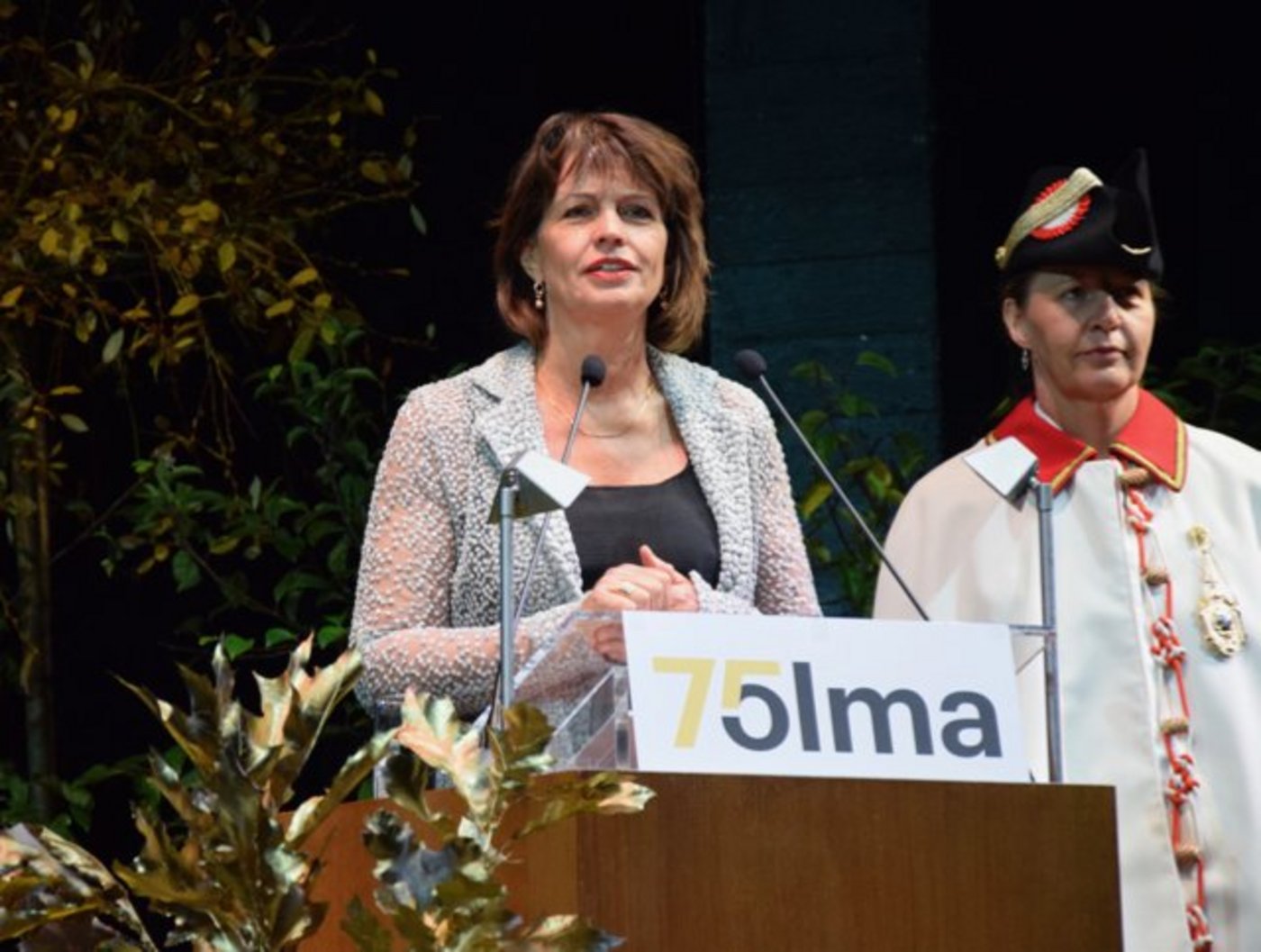 Die Eröffnungsrede von Doris Leuthard wird kritisiert. (Bild jba)