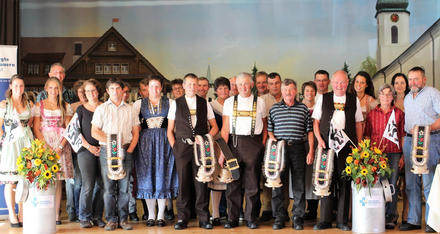 Auch zahlreiche Milchbauern des Kantons Appenzell Ausserrhoden wurden für ihre Leistungen geehrt. (Bild/zVg)