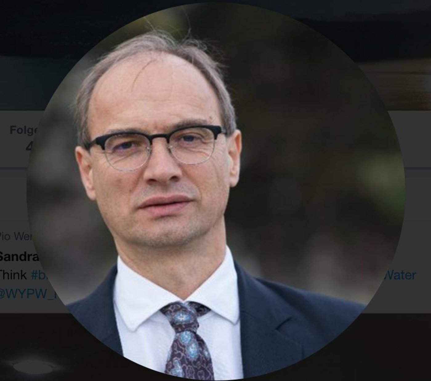 Pio Wennubus von der DEZA leitete die Schweizer Delegation am Forum. (Bild Screenshot Twitter)