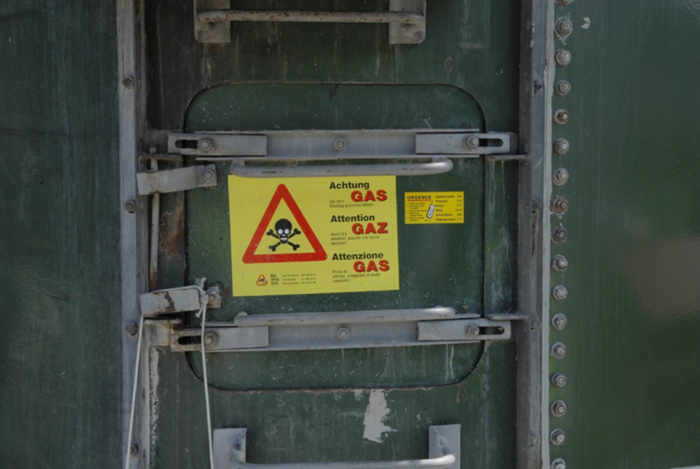 Im Silo besteht die Gefahr eines Gäsgarunfalls. (Bild BUL)
