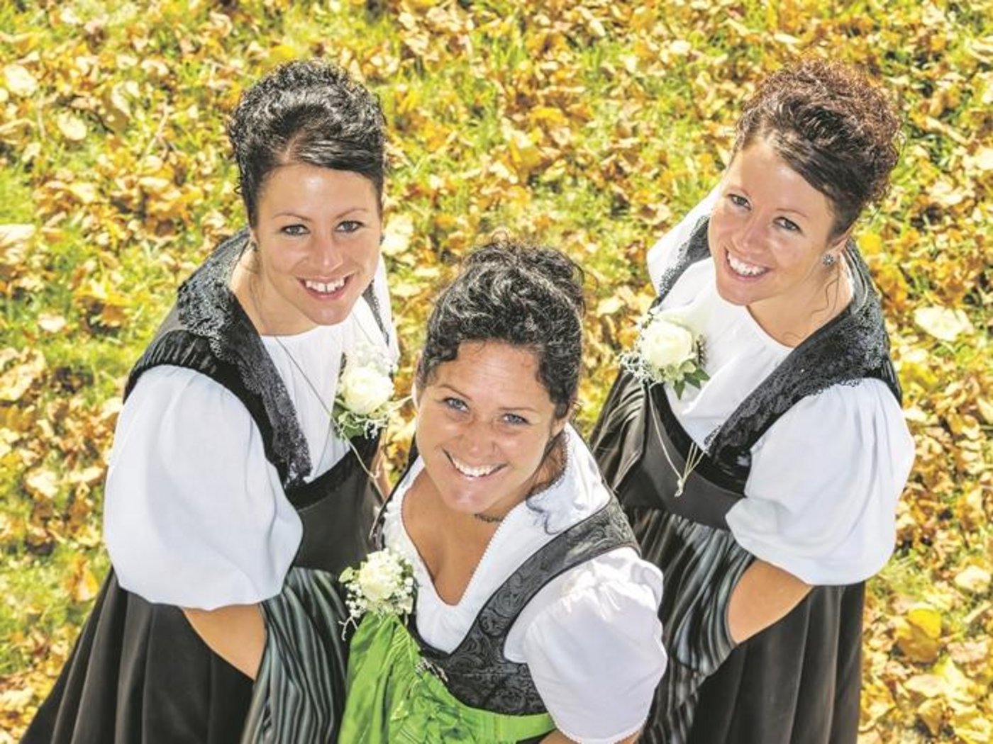 Drei Frauen aus einem musikalischen Guss (v. l. n. r.): Chista Aebersold, Maritta Lichtensteiger und Franziska Weber freuen sich über ihre neue CD und die geplanten Konzerte. (Bild/zVg)