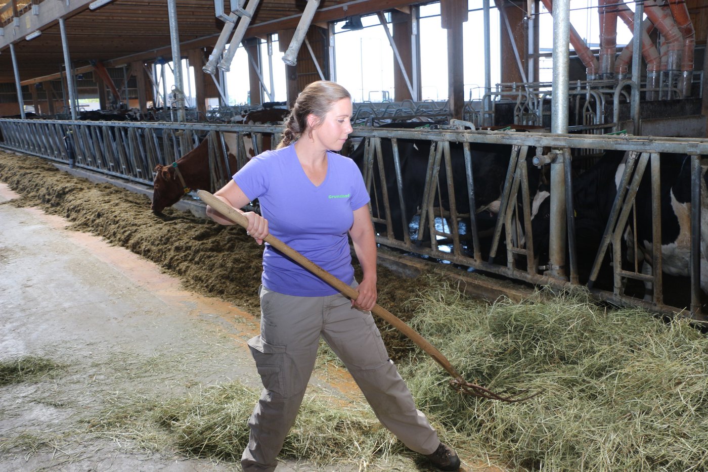 Sabrina Schlegel packt an.