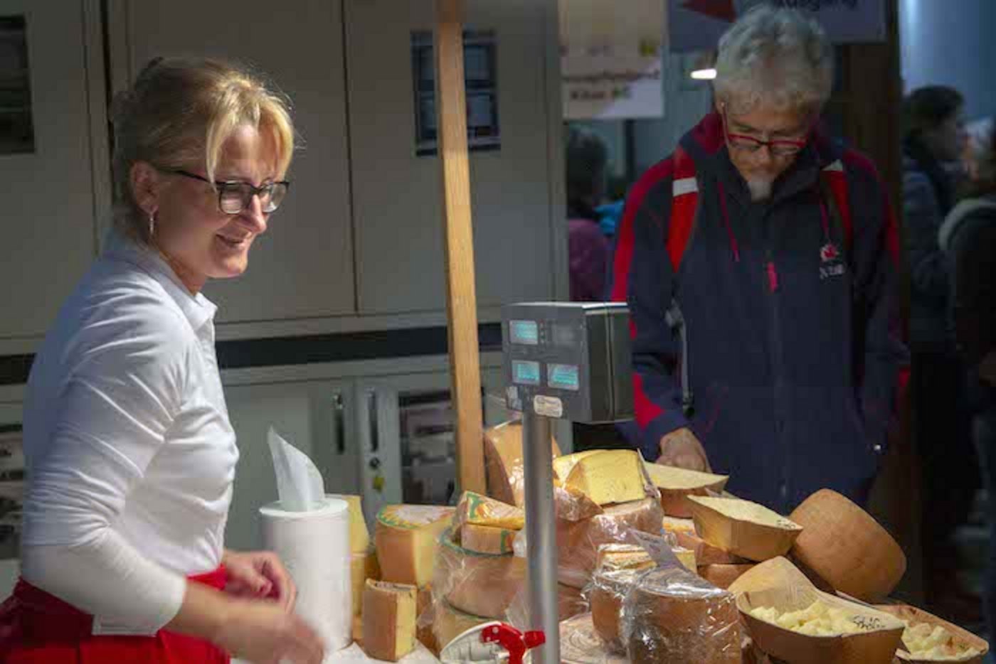 Markt Stand Käserei Dietfurt.