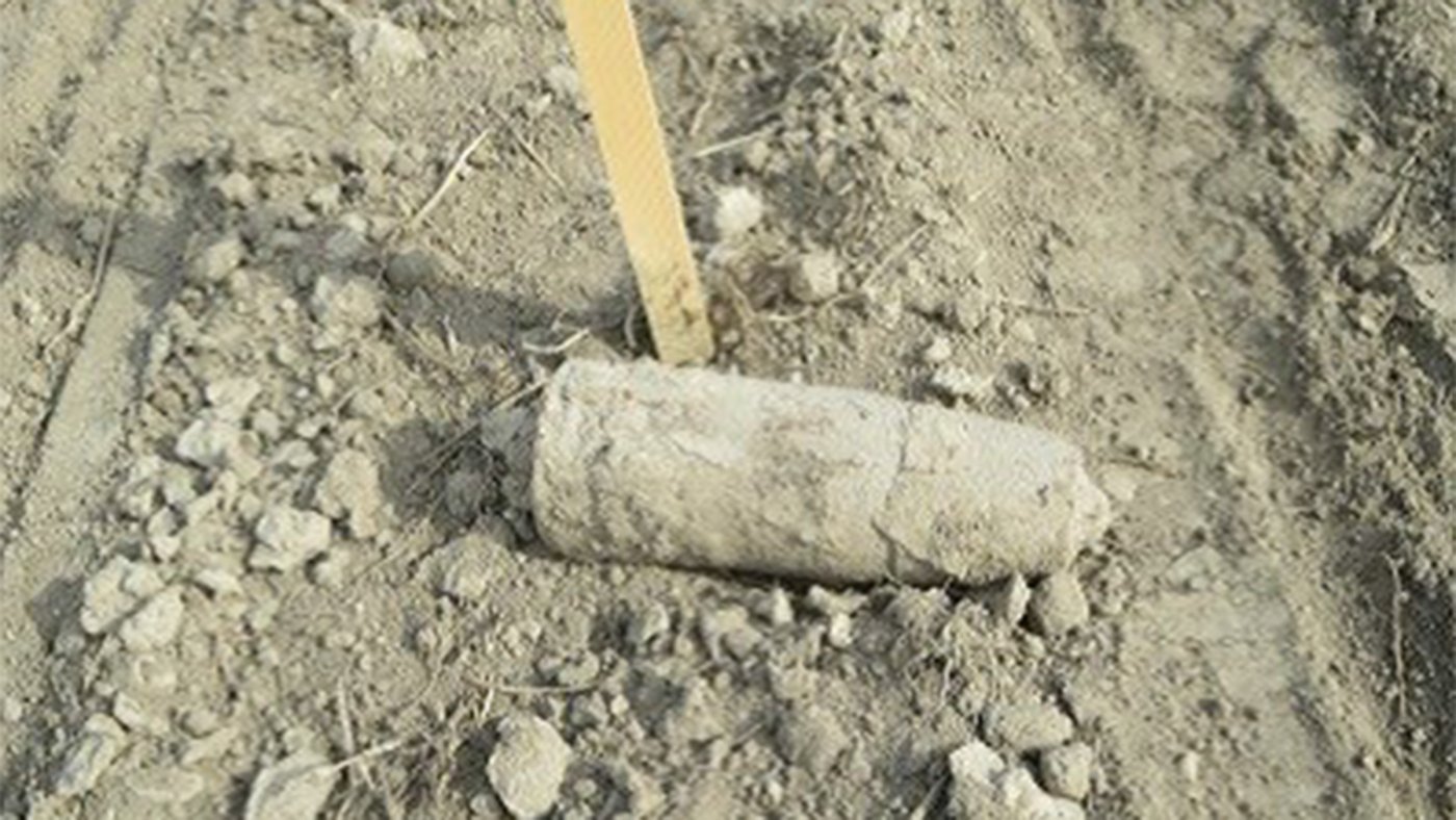 Die Panzergranate aus dem Zweiten Weltkieg hatte einen intakten Zündsatz, war also scharf. (Bild Polizeidirektion Burgenland)
