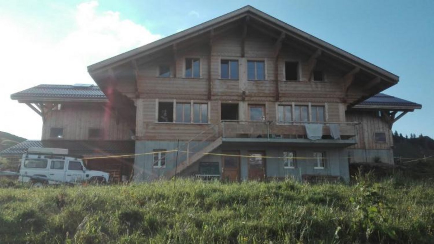 Am nächsten Tag, alle Hühner sind noch lebendig auf der Alp Steistoos. (Bild zVg)