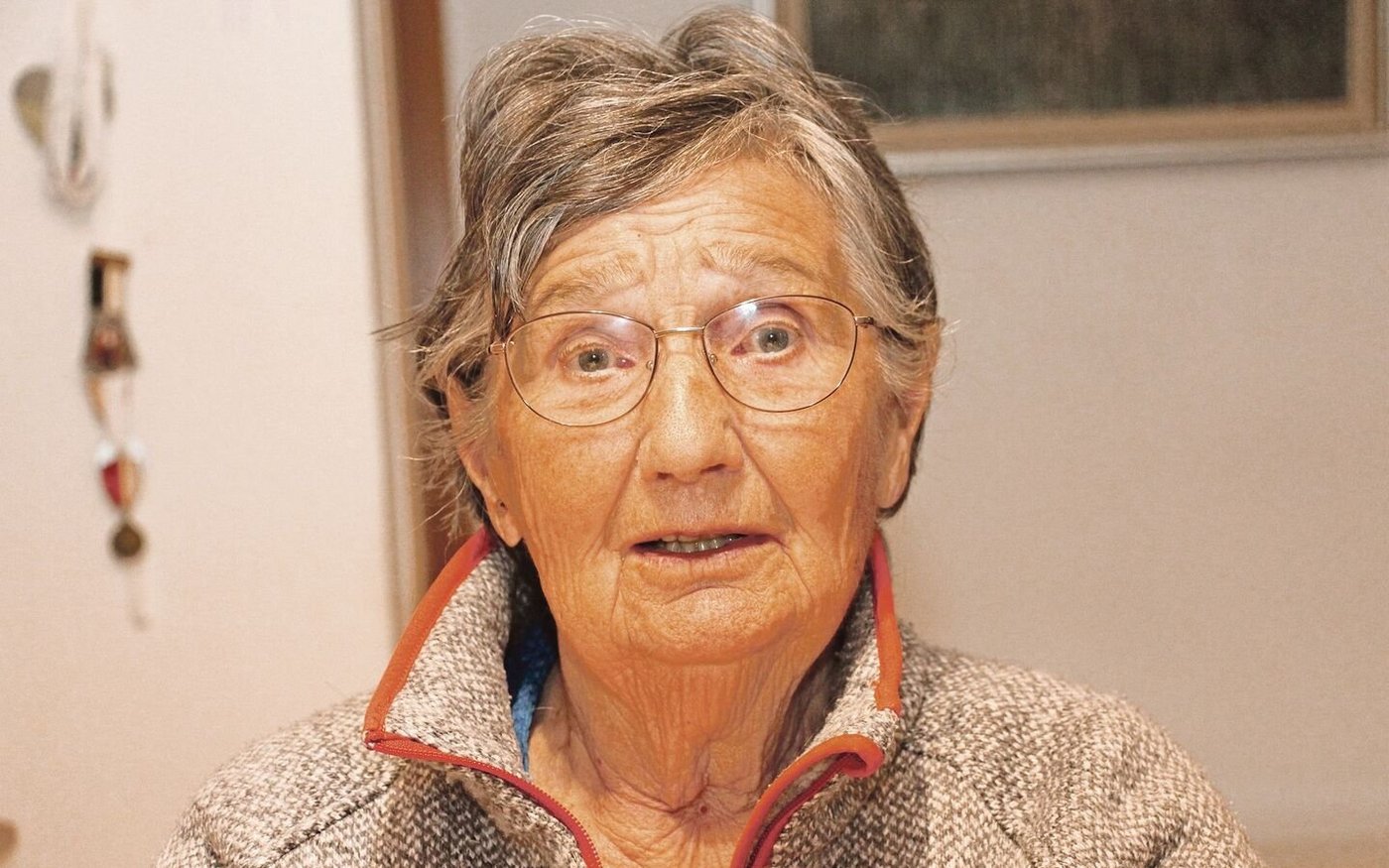 Auch im hohen Alter erinnert sich Josefina Bodenmann-Wicki, gennant Schosi, noch gut und detailreich an ihre Kindheit.
