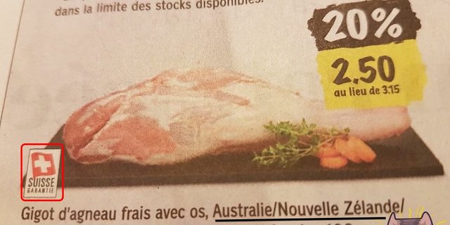 Finde den Fehler: Dieses Foto macht in den Sozialen Medien gerade die Runden. (Bild SBV)