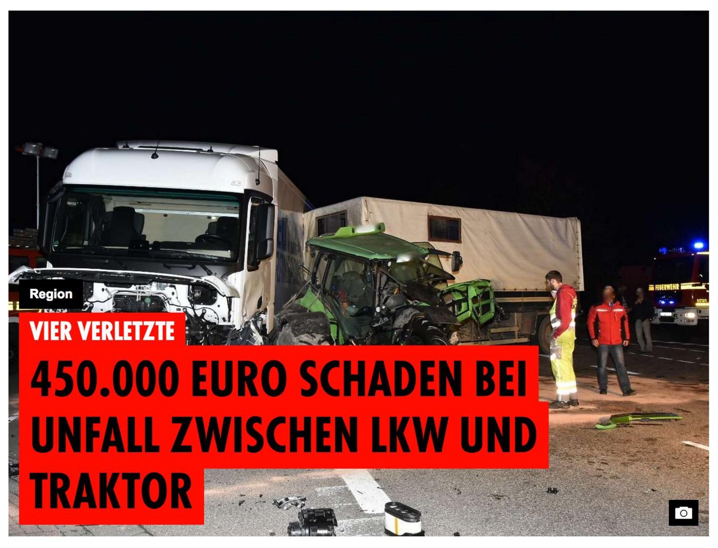 So berichtet «Ludwigshafen24» über den schweren Unfall. (Bild Screenshot Ludwigshafen24)