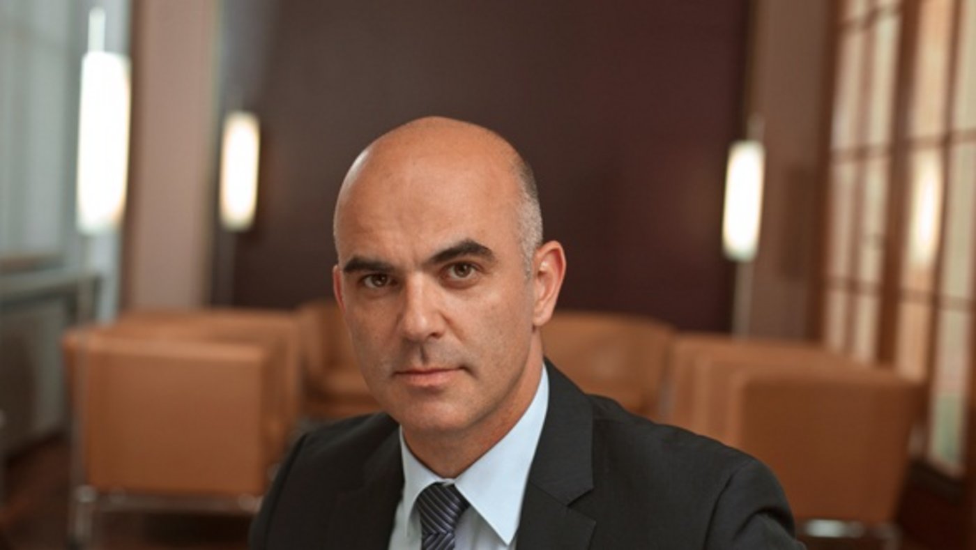 Bundesrat Alain Berset ist wegen der Abstimmung noch nicht nervös. (Bild admin)