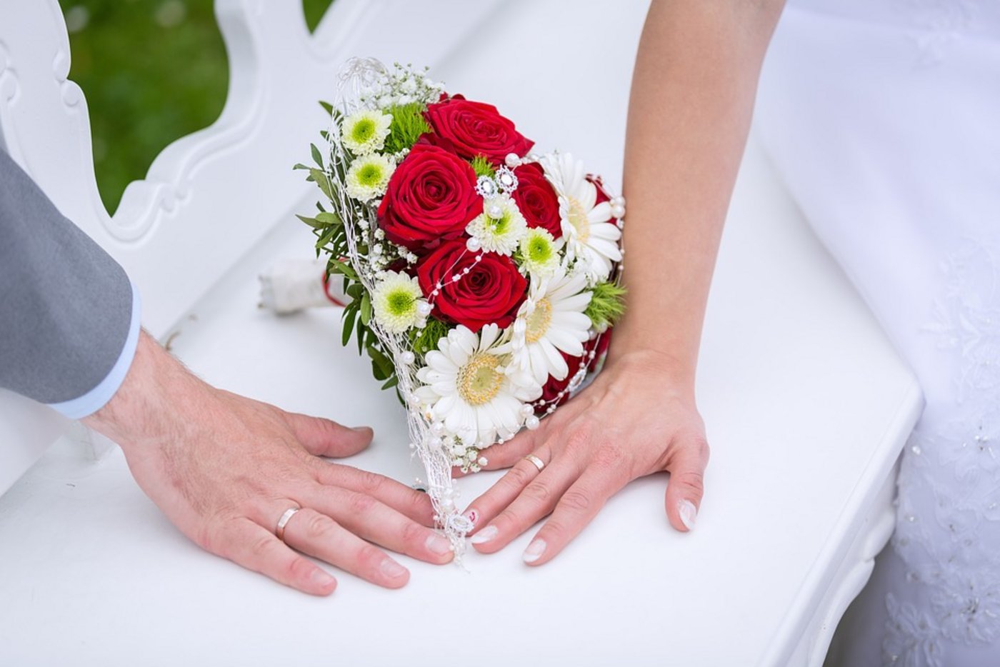 Heiraten Bauer und Bäuerin, gelten ihre beiden Höfe als eigenständige Betrieb. (Bild Pixnio)