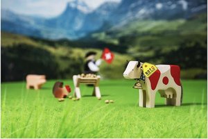 Über 50 Prozent des Kraftfutters seien importiert und die Absatzförderung sei fehlgeleitet Die von Futtermittelimporten abhängige Produktion dürfe nicht mehr mit Bundesgeldern unterstützt werden, fordert Greenpeace. (Bild Greenpeace)