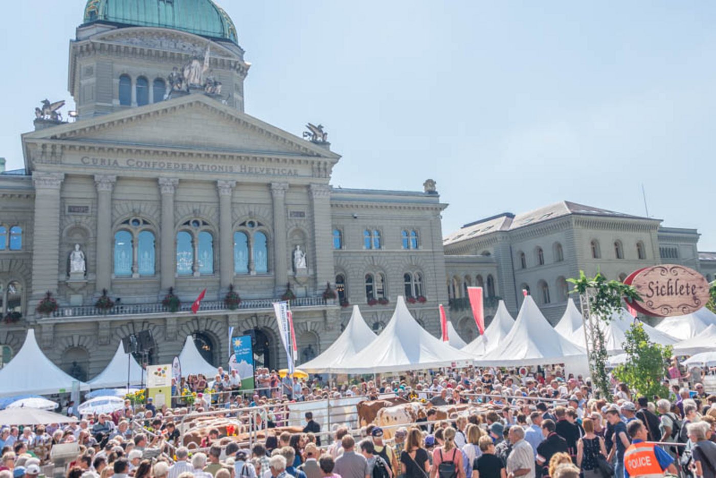 Die Sichlete füllt jedes Jahr den Bundesplatz mit Stadt und Land.