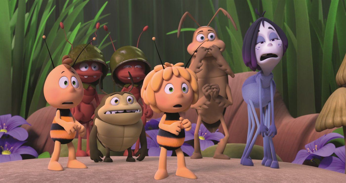 Biene Maja ist wieder da - und hat allerlei Herausforderungen zu bestehen. (Bild Universum Film)