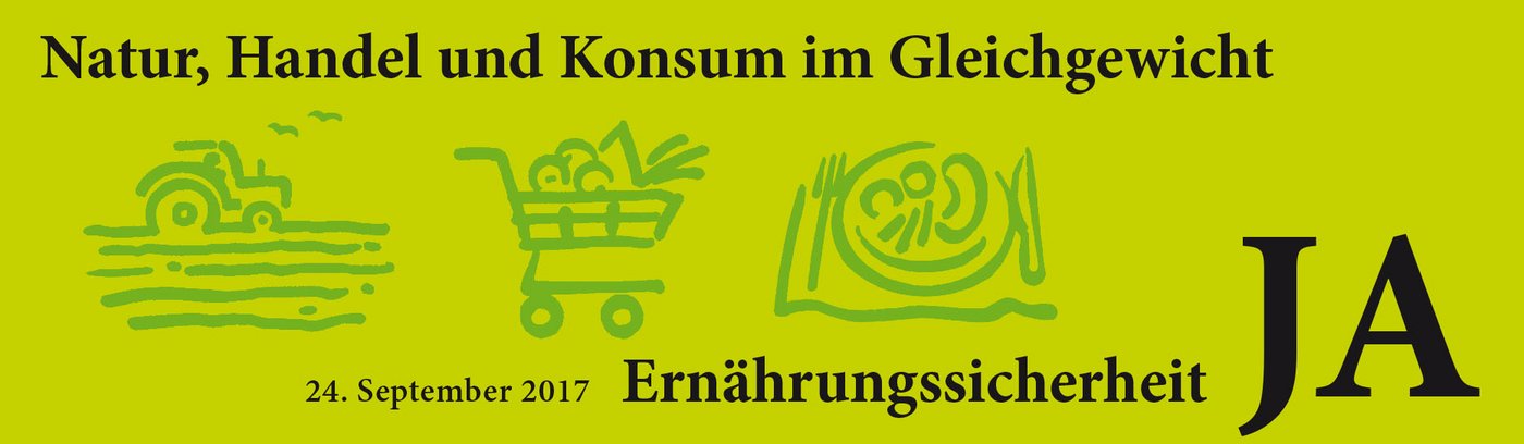 Der Claim des neuen Komitees unter Führung der Agrarallianz. (Bild zVg)