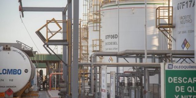 Eine Agrodiesel-Fabrik in Argentinien. (Bild: David Eppenberger)