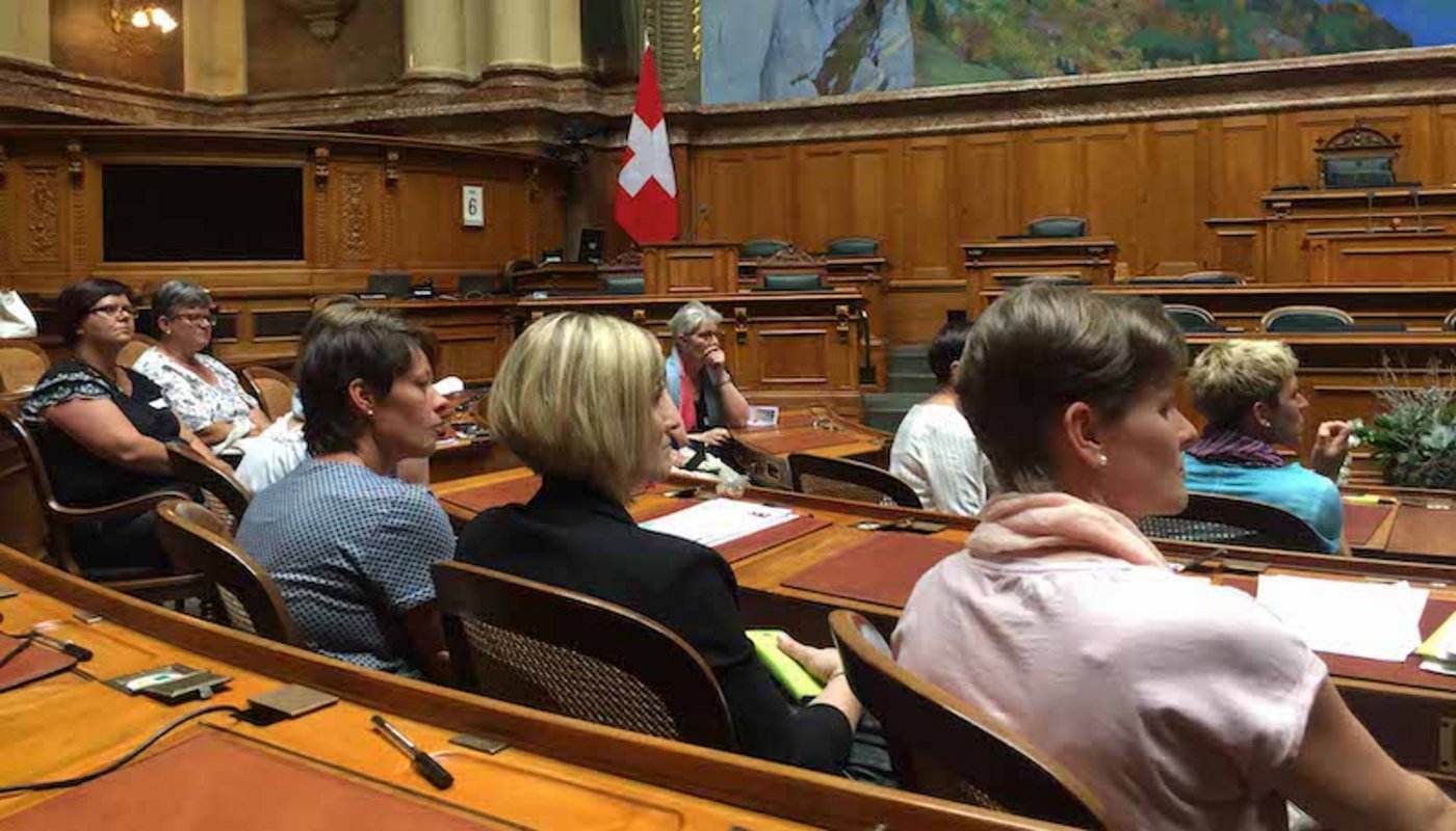 Im Herbst findet im Bundeshaus die zweite Frauensession statt. Es sind auch Bäuerinnen dabei. (Symbolbild SBLV)