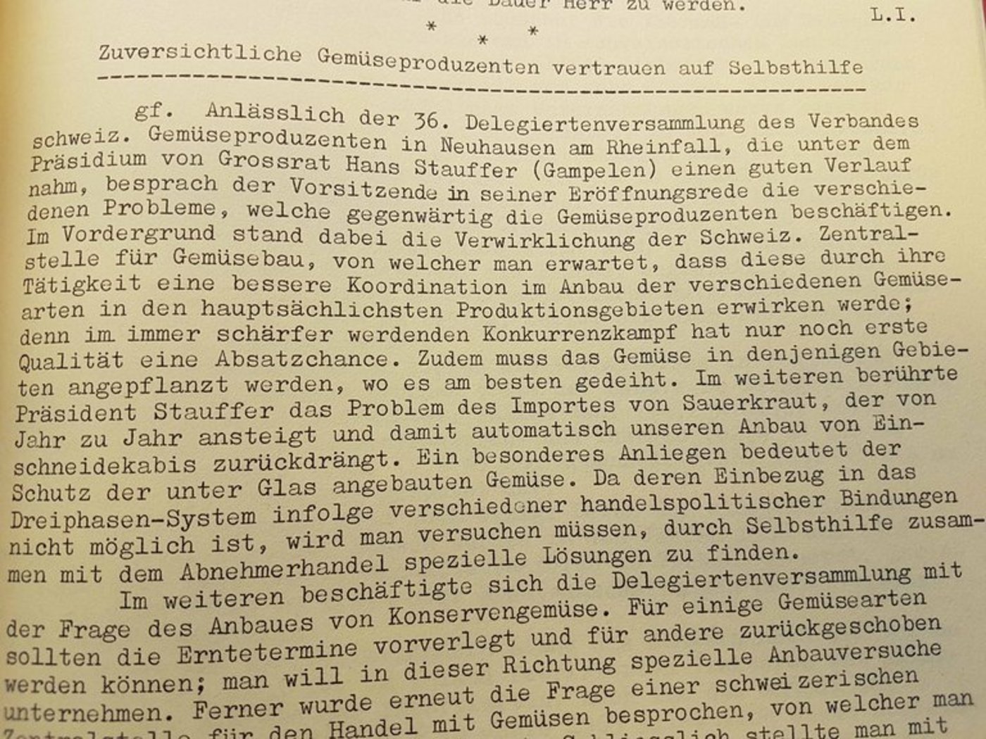 Vor 50 Jahren gab es beim LID die "Mitteilungen des L.I." sowie die "Milchinformationen des L.I.". (Bild lid)