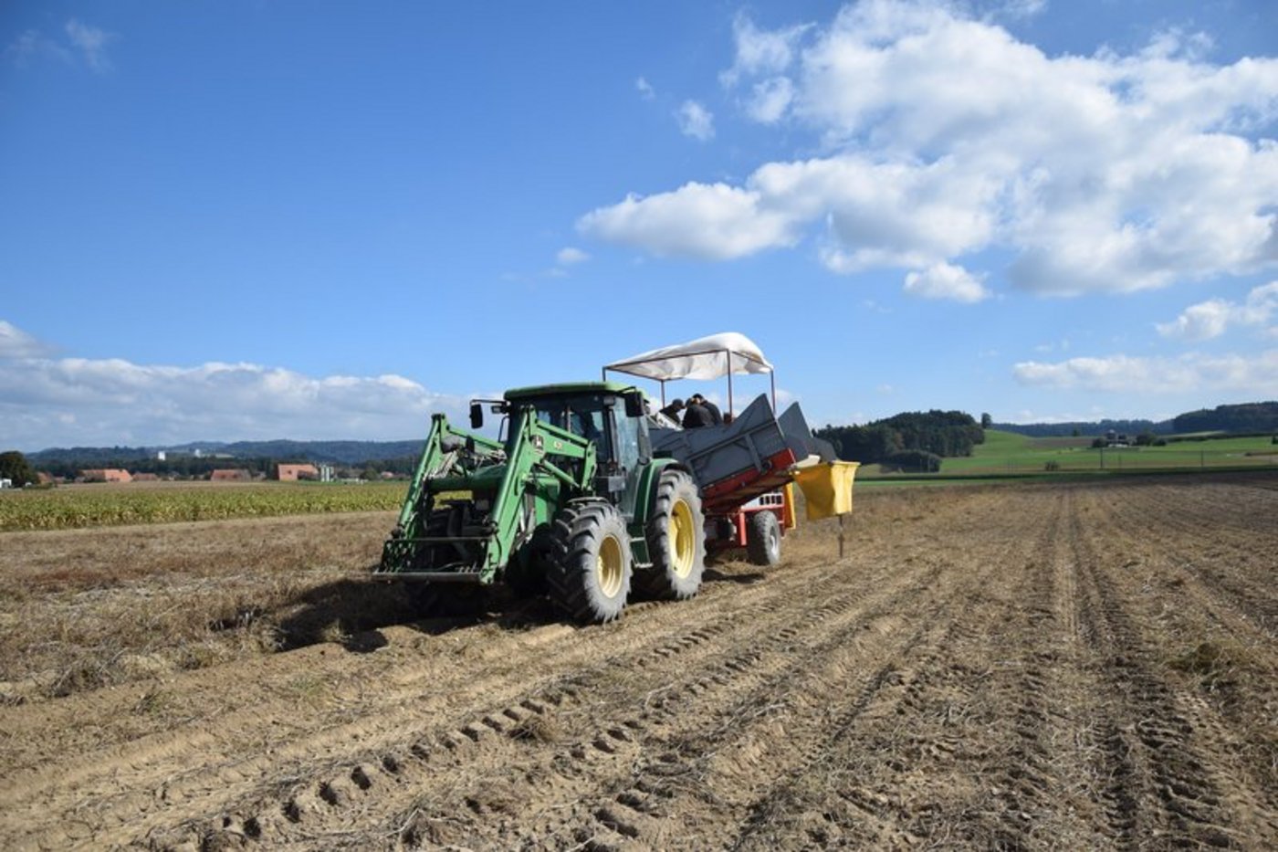 John Deere-Traktoren sind die Meistgesuchten auf dem Markt. (Bild BauZ / Jasmine Baumann)