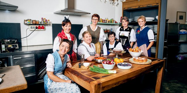 Alle Kandidatinnen der Landfrauenküche 2019 (Bild: SRF/Ueli Christoffel)