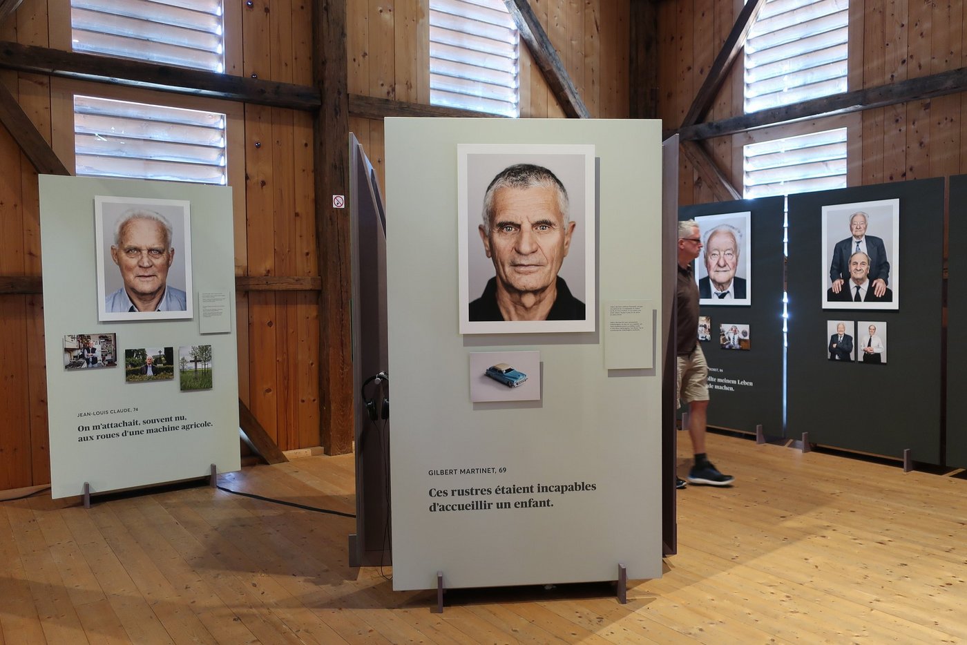 Die Ausstellung Verdingkinder zeigt die jetzigen Lebensumstände ehemals Betroffener. (Bild et)