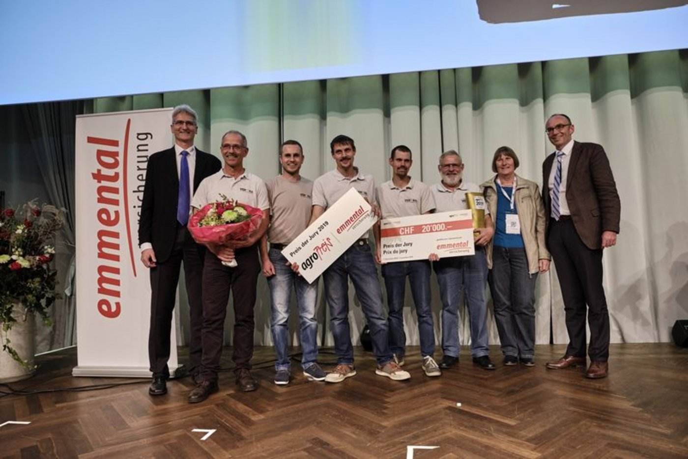 Im vergangenen Jahr gewann Familie Keiser mit ihrer Pflanzenkohle den begehrten Agropreis. (Bild Emmental Versicherung)