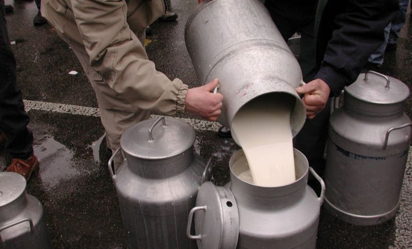 Der Bauernverband geht davon aus, dass der Milchpreis bei einer Öffnung der weissen Linie um 17 Rappen sinken würde. (Bild: BauZ)
