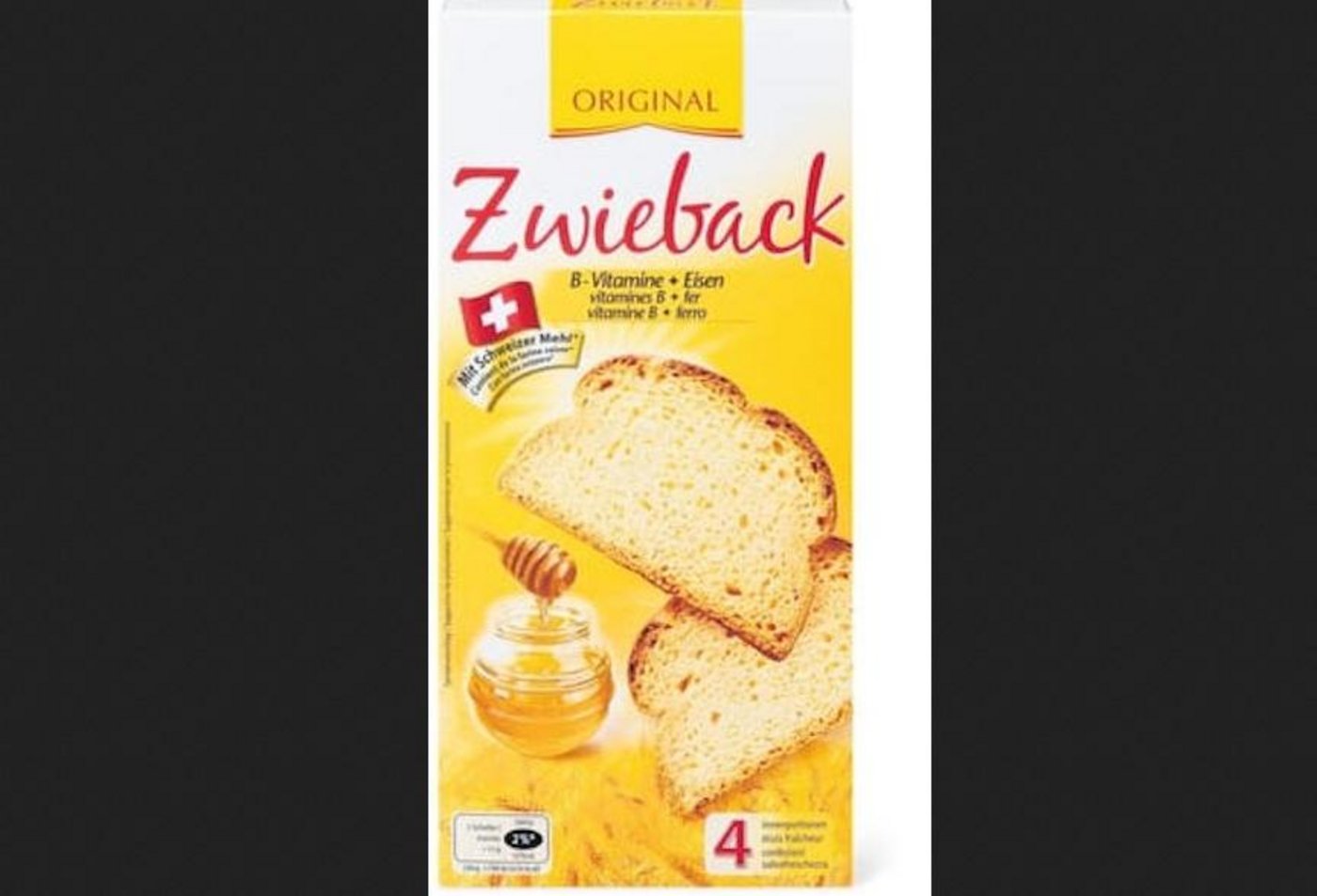In diesen Zwieback soll es Plastik haben. (Bild Migros)