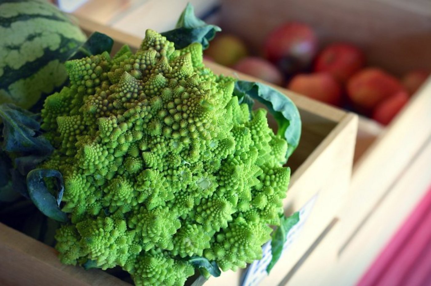 Jedes dieser Romanesco-Türmchen beinhaltet eine sogenannte Fibonacci-Spirale. (Bild pd)