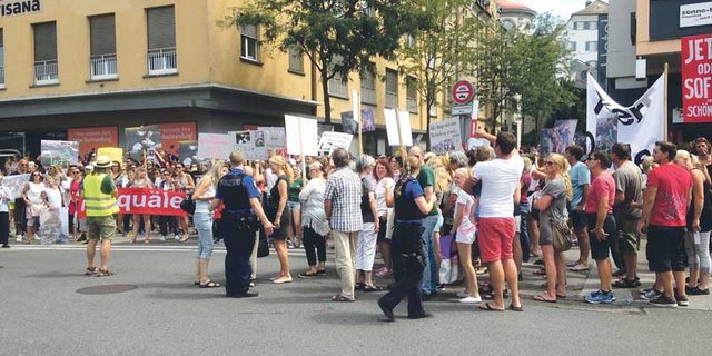 Während am vorletzten Samstag rund 300 Personen in Frauenfeld demonstrierten, wächst nun auch auf politischer Ebene der Druck. Am Mittwoch hat der Regierungsrat Fehler eingeräumt. (Bild zVg)