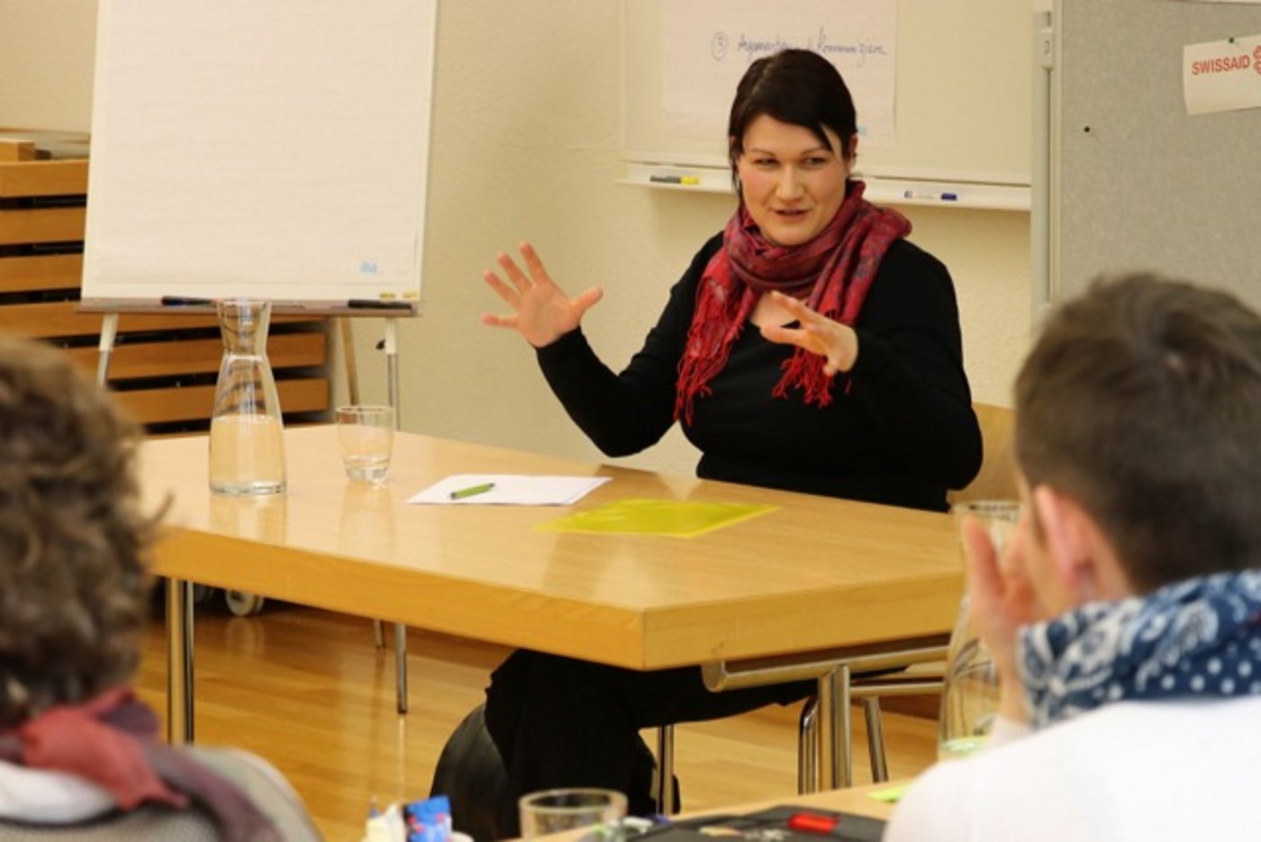 Keine Angst vor Öffentlichkeit: Christine Badertscher ermutigt andere Frauen zu einem Engagement in landwirtschaftlichen Organisationen und politischen Ämtern. (Bild Ruth Aerni)