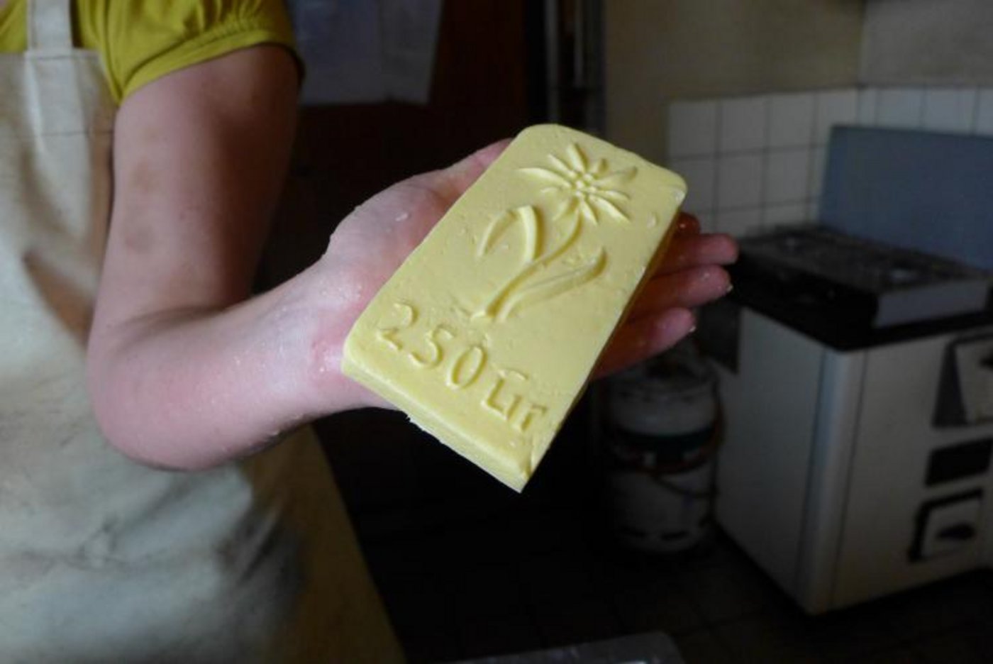 Butter von der Alp Schwandi. (Bilder Lea Kluge)