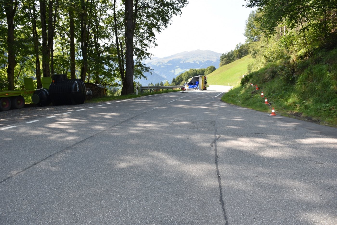 Hier kam es zum Unfall. 