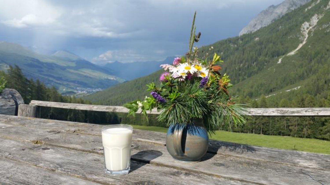 Blick von der Alp Laisch. (Bild Braida Nesa)