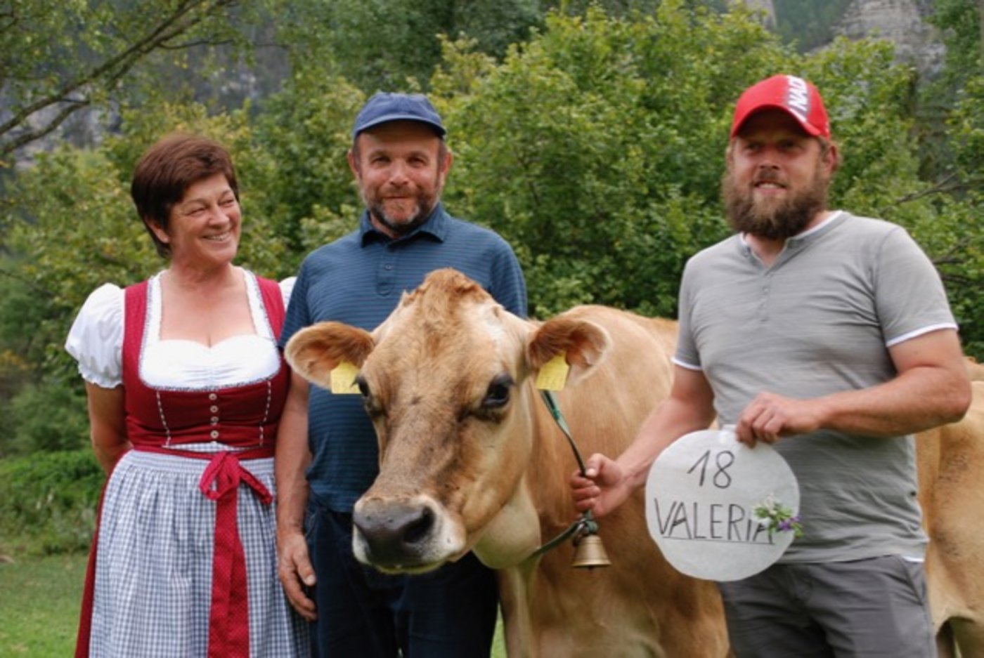 Valeria, die älteste Jersey-Kuh der Schweiz, wurde am 18. September 18-jährig. Bis 2017 brachte sie in siebzehn Geburten achtzehn gesunde Kälber zur Welt. Jeden Sommer verbrachte sie auf der Alp. (Bild zVg)
