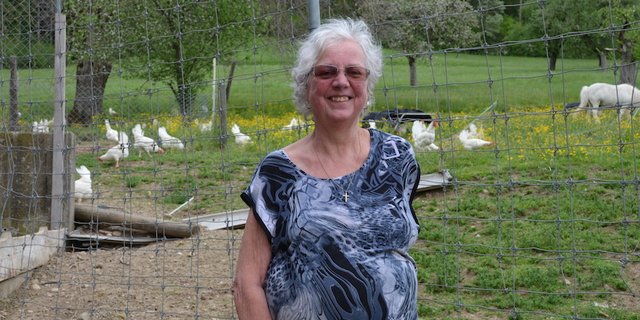 Auch wenn Anneliese Strehler etwas kürzer tritt, die Legehennen haben für sie eine grosse Bedeutung: Sie ist nach wie vor in die Direktvermarktung der Eier involviert. (Bilder Isabelle Schwander)