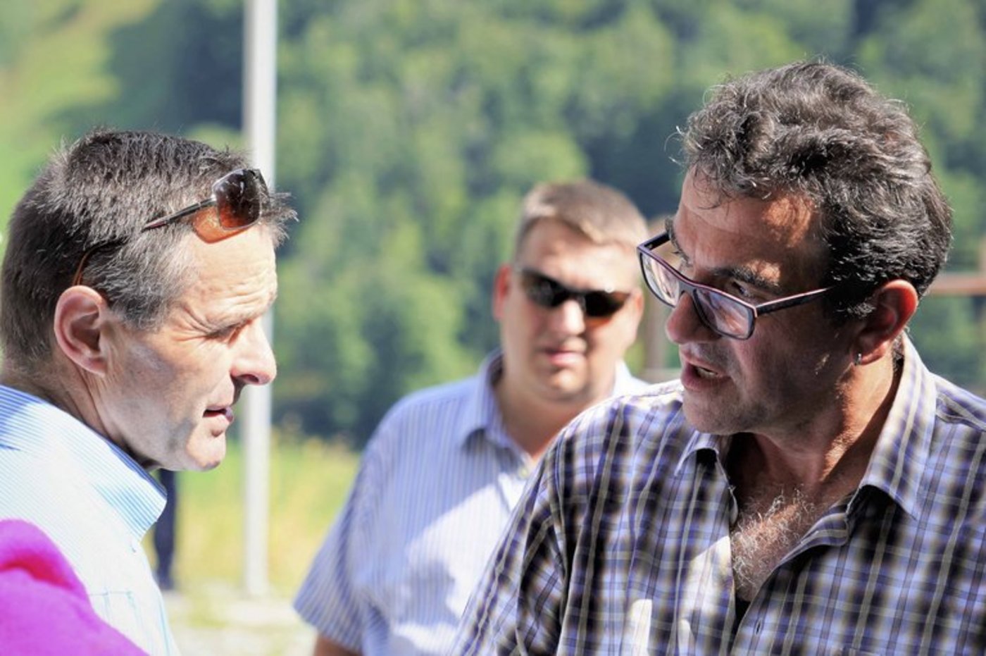 Urs Schneider und Fritz Waldvogel (Archivbild lid/mr)