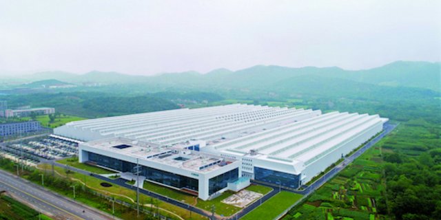 Der 200‘000 Quadratmeter grosse Neubau in Changzhou. (Bühler)