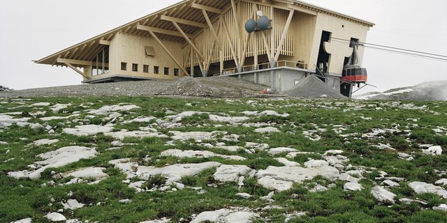 Die ausgezeichnete Bergstation. (Bild © Katalin Deér/Prix Lignum 2018)