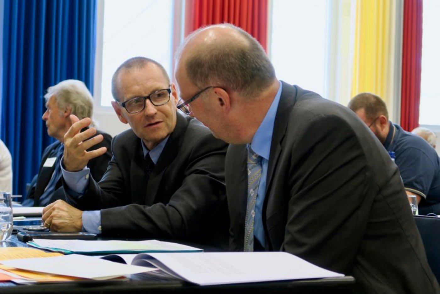 BLW-Vizedirektor Belk im Gespräch mit Markus Ritter.