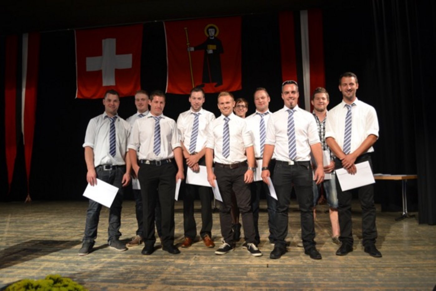 Die Abschlussklasse von Hohenrain LU. (Bild jba)